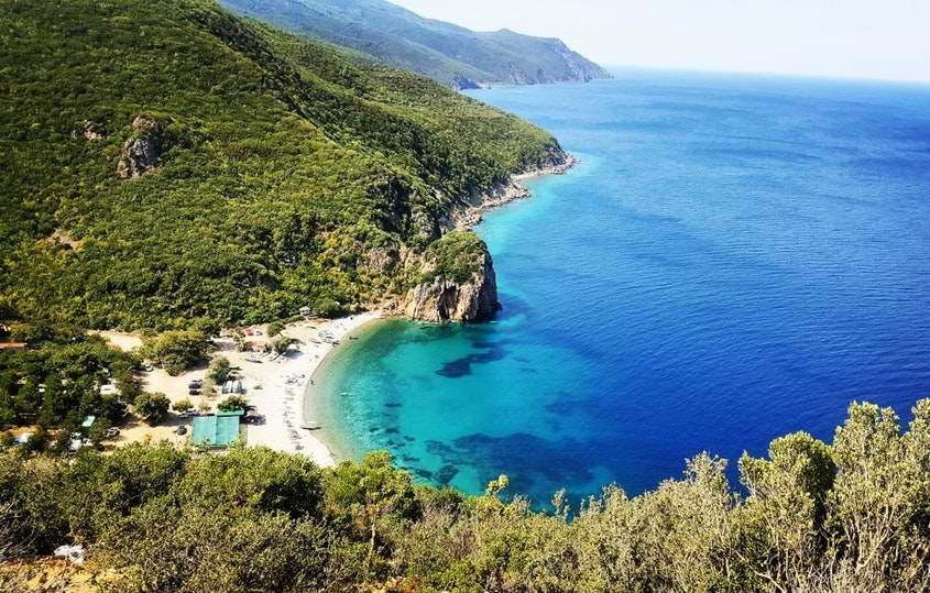 Saros Körfezinde yer alan Kömür Limanı 